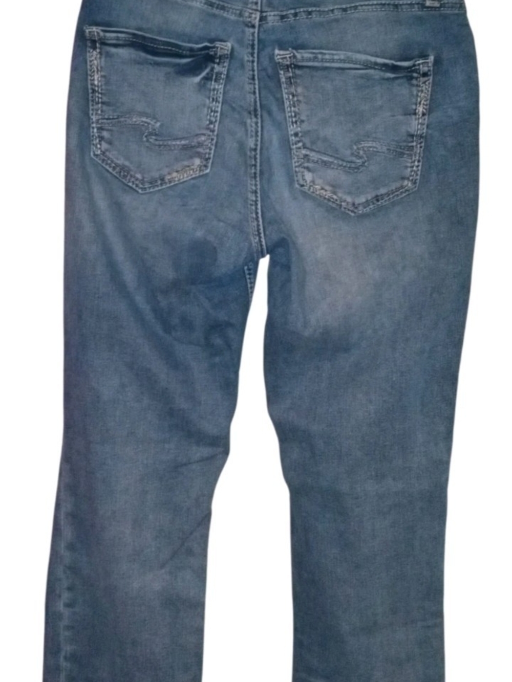 Silver Jeans Avery Capri Women’s 30 Blue Selvedge - Picture 8 of 13